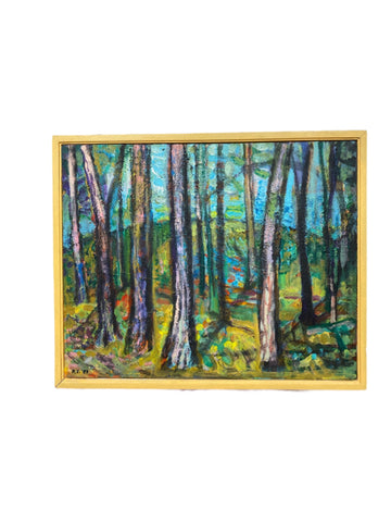 Painting 'Les Passadouires' by Richard Fraenkel