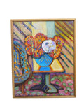Painting 'Bouquet, Living Room' by Richard Fraenkel