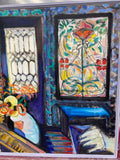 Painting 'The Visit' by Richard Fraenkel