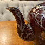 sterling overlay teapot