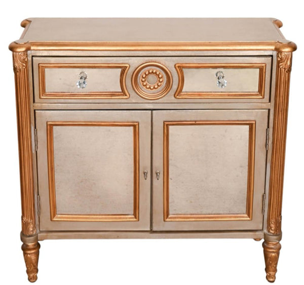 Pulaski Savoy Gilt Mirrored Hall Chest
