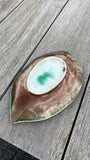Majolica Begonia Leaf Plate