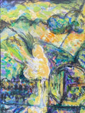 Painting 'Pawtucket River Edge I' by Richard Fraenkel