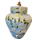 Pair of Blue and Green Jars by Chelsea House