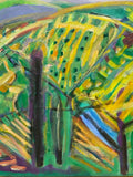 Painting 'Les Alpilles Towards Les Eygalieres' by Richard Fraenkel