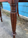 caned regency chair