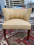 PAIR OF REGENCY CHANNEL BACK CHAIRS