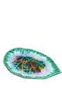 Majolica Begonia Leaf Plate