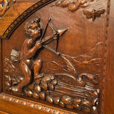 Italian Carved Walnut Sideboard, 19th Century