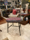 set of 4 metal windsor chairs