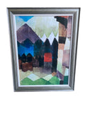 Print of Foehn Wind In Marc's Garden by Paul Klee