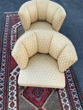 PAIR OF REGENCY CHANNEL BACK CHAIRS