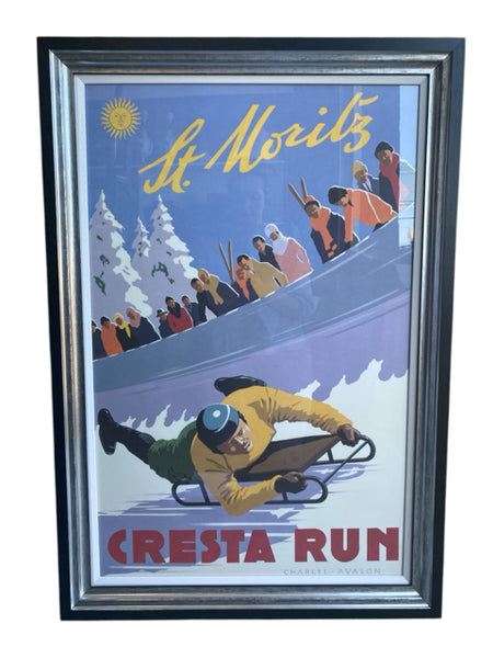 ST MORTIZ CRESTA RUN PRINT