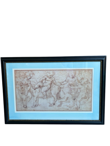 Framed Print of Drawing by Cesare Pollini