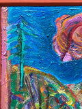 Painting 'Rose in a Bottle' by Richard Fraenkel