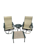 Tropitone Outdoor Set with 2 Slingback Chairs, 1 End Table, and 1 Ottoman