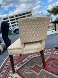 PAIR OF REGENCY CHANNEL BACK CHAIRS