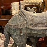 Grey Cast Aluminum Horse Statue