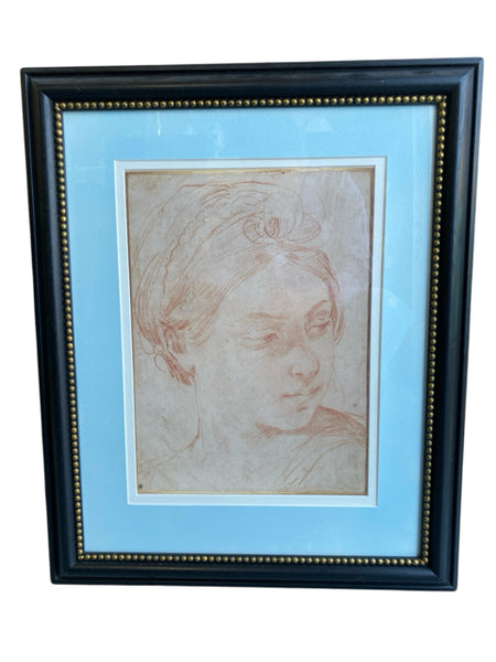 Framed Print of Drawing by Guido Reni