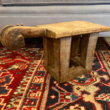 carved wood African stand