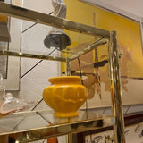 Milo Baughman Mid Centruy Brass & Glass Etagere