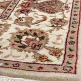 Cream and Red Persian Rug