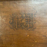 red Chinese lacquer box
