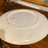 Signed Porcelain Painted Platter Charger