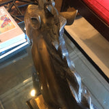 Mid Century Bronze Horse Bust
