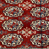 Red Bokara Rug 7'9" x 11'