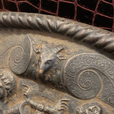 German Shield with War Fighting Scenes