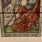 Watercolor of a Stained Glass Rendering by Abbott & Co