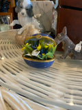 Gorham egg box with flowers
