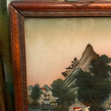 reverse glass painting Chinese