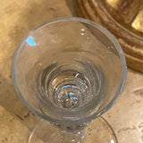 Spiral Glass Candle Holders, set of 3