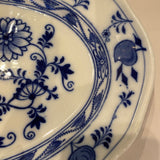 blue onion platter