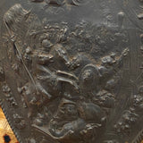 German Shield with War Fighting Scenes
