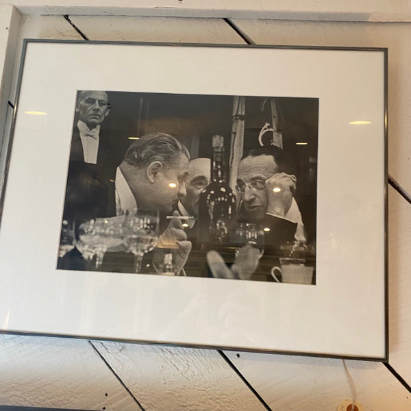 Phtograph French PM Andre Tardieu Paris 1932 signed & printed by Lucien Aigner