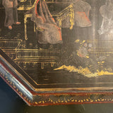 octagon Chinese lacquer box