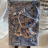 Stephanie Osser blue and white tile