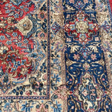 Kerman Red, Blue Grey Rug 11' x 19'7"