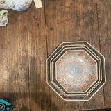 set of 4 octagonal Chinese 19th century bowls