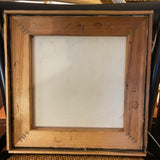 PAINTING original side portrait in wood frame signed
