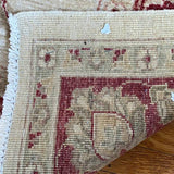 Beige and Red Persian Rug 6'2" x 8'4"