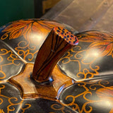 Sarried Ltd Gourd Box, Black and Amber