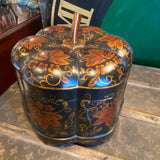 Sarried Ltd Gourd Box, Black and Amber