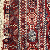 Red Bokara Rug 7'9" x 11'