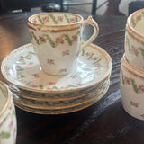 Limoges set of 4 demitasse cups and saucers