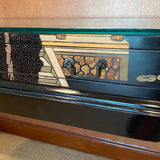Asian Inspired Console with Relief Painting