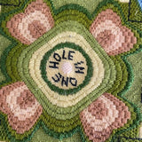 Needlepoint Golf Motif Hanging Wall Art